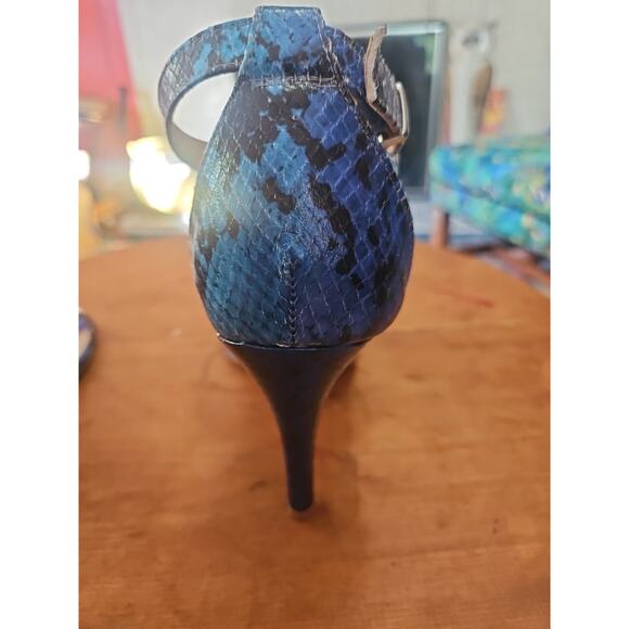 Thalia sodi playa Strappy High Heels Snake Pattern Size 8.5M - Picture 11 of 13